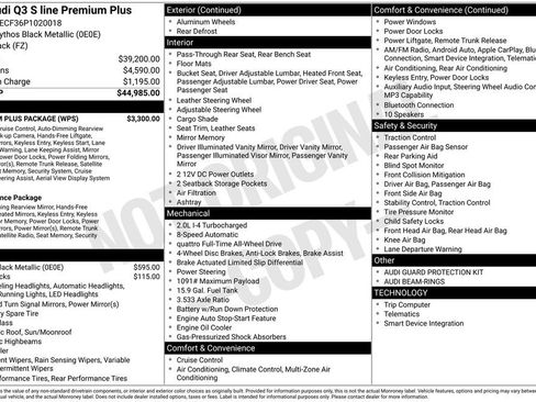 Used 2023 Audi Q3 2.0T Premium Plus w/ Premium Plus Package image 7