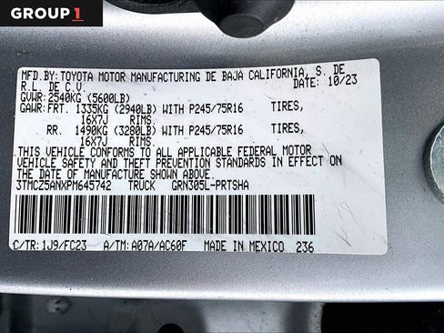 Used 2023 Toyota Tacoma SR5 image 71