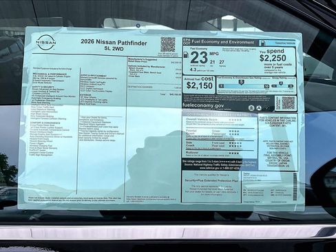 New 2026 Nissan Pathfinder SL FWD image 19