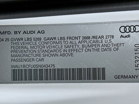 Used 2025 Audi A5 2.0T Premium w/ Convenience Package image 24