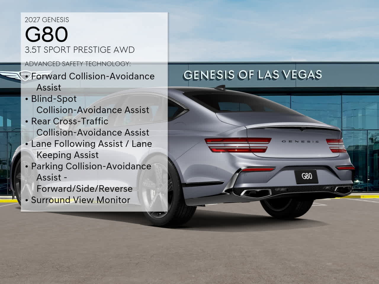 New 2027 Genesis G80 3.5T Sport Prestige AWD/4WD image 7