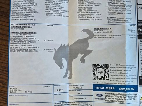 Used 2024 Ford Bronco Raptor image 18