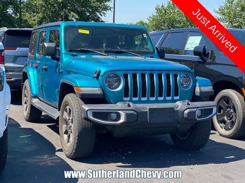 Used 2020 Jeep Wrangler Unlimited Sahara w/ Dual Top Group AWD/4WD image 1