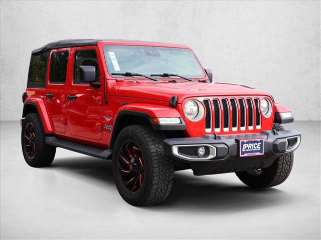 Used 2021 Jeep Wrangler Unlimited Sahara w/ Safety Group AWD/4WD image 3