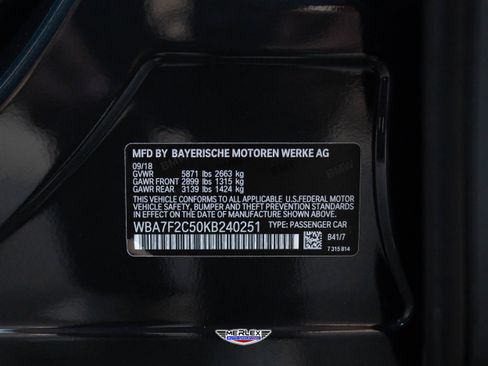 Used 2019 BMW 750i xDrive w/ Executive Package image 58