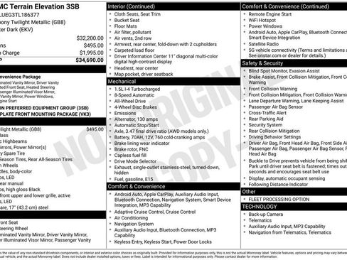Used 2026 GMC Terrain Elevation image 3