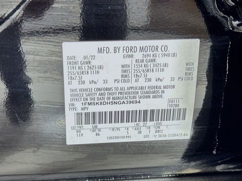 Used 2022 Ford Explorer XLT image 33