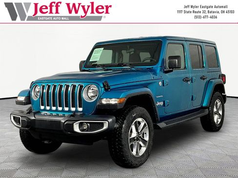 Used 2020 Jeep Wrangler Unlimited Sahara w/ Cold Weather Group AWD/4WD image 1