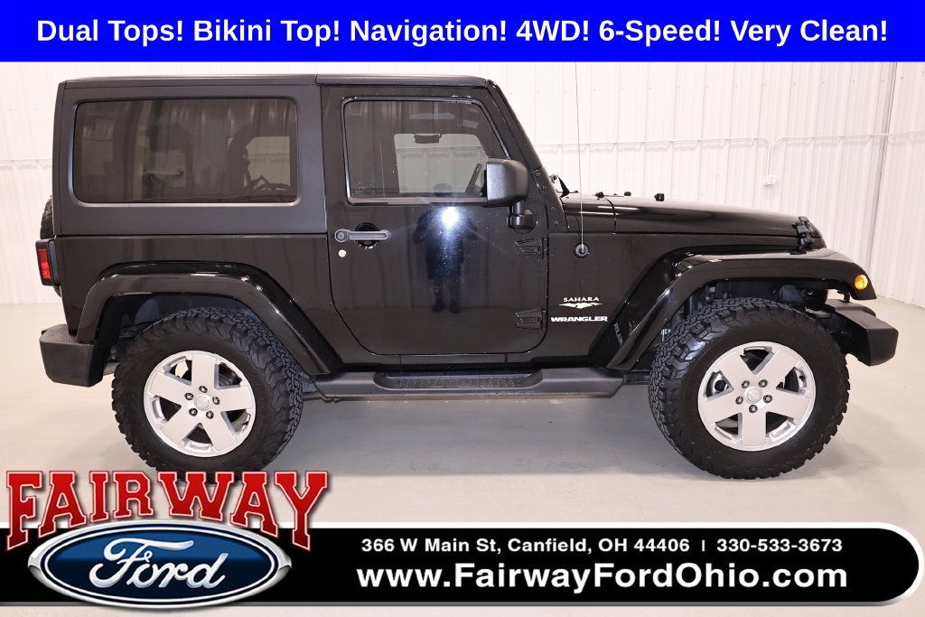 Used 2012 Jeep Wrangler Sahara w/ Dual Top Group AWD/4WD image 1