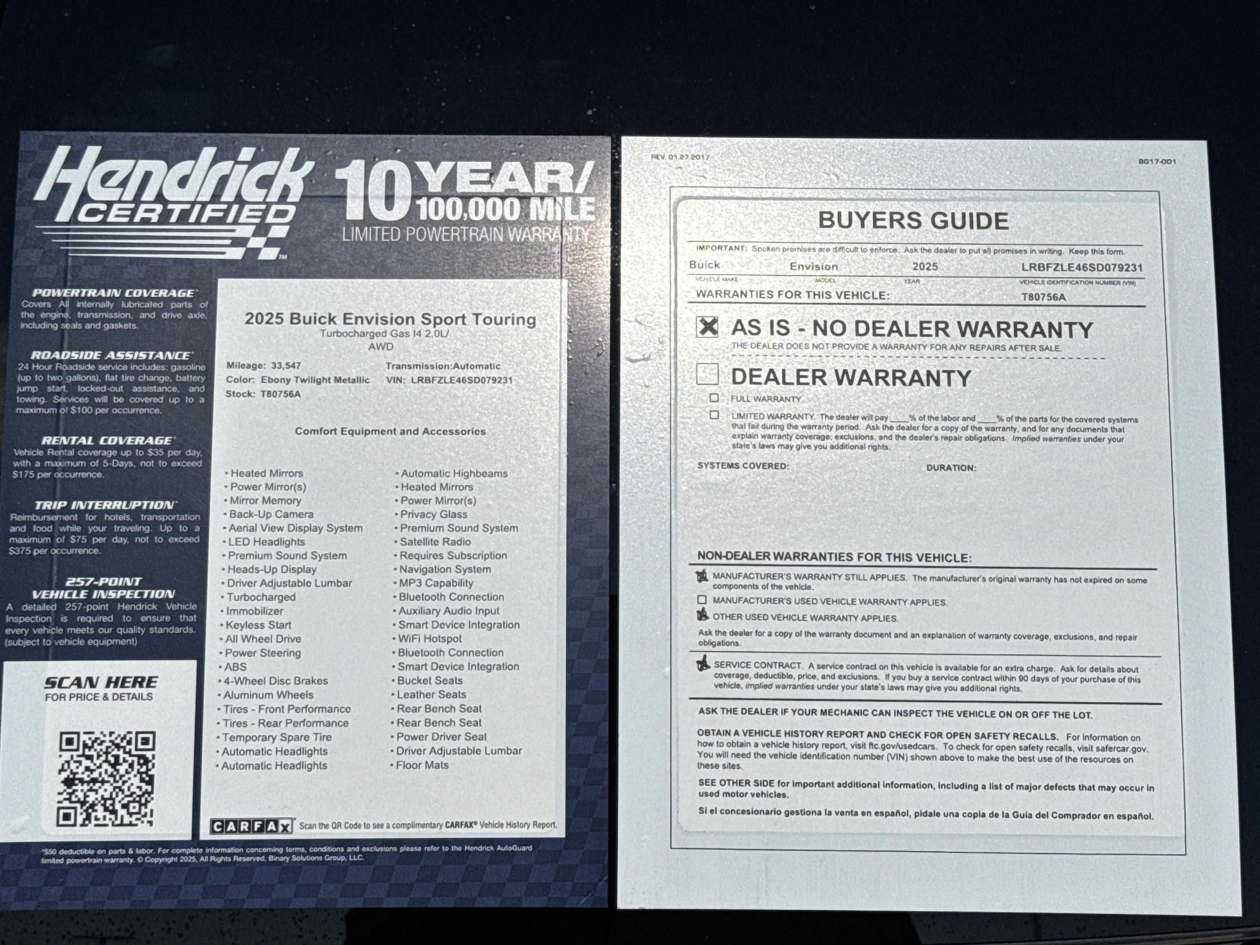 Used 2025 Buick Envision Sport Touring AWD/4WD image 39