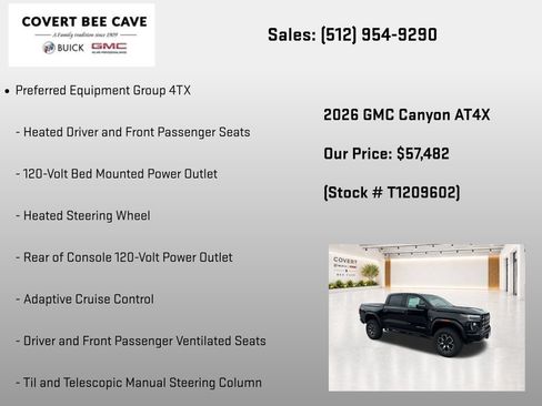 New 2026 GMC Canyon AT4X AWD/4WD image 20