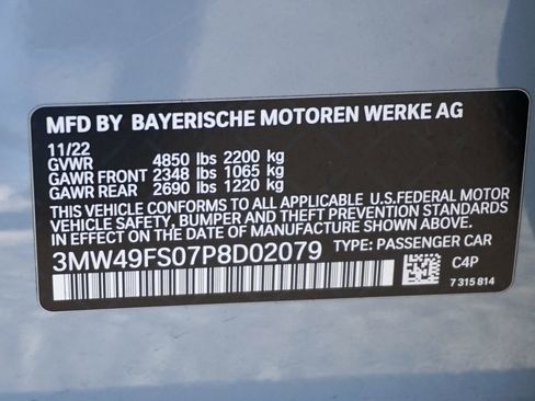 Used 2023 BMW M340i w/ Shadowloine Package image 52