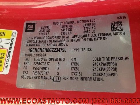 Used 2016 Chevrolet Silverado 1500 W/T w/ Trailering Package image 10