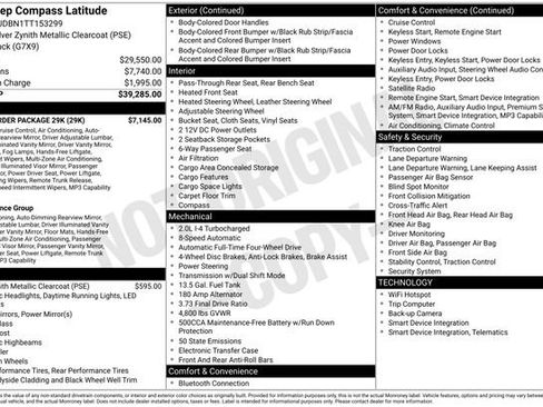Used 2026 Jeep Compass Latitude w/ Quick Order Package 29K AWD/4WD image 3
