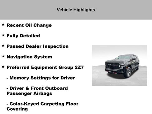 Used 2024 Chevrolet Tahoe Z71 w/ Off-Road Capability Package AWD/4WD image 18
