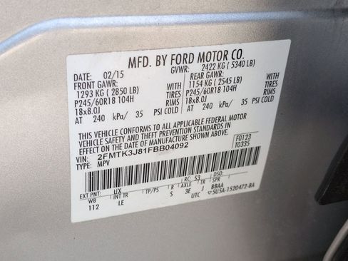 Used 2015 Ford Edge SEL w/ Equipment Group 201A image 28