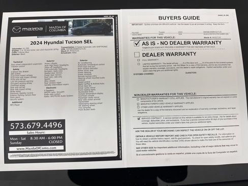 Used 2024 Hyundai Tucson SEL image 31