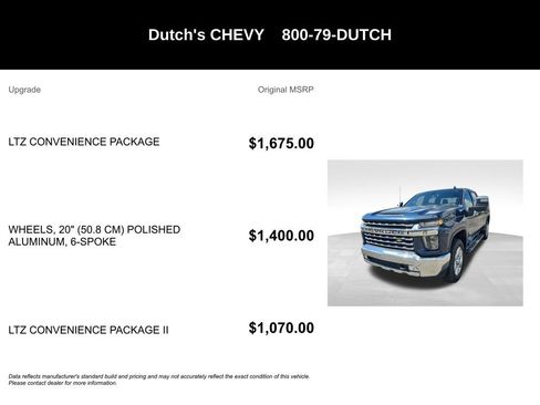 Used 2020 Chevrolet Silverado 3500 LTZ w/ LTZ Convenience Package AWD/4WD image 5