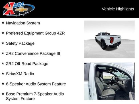 Used 2023 Chevrolet Colorado ZR2 w/ ZR2 Convenience Package III AWD/4WD image 2