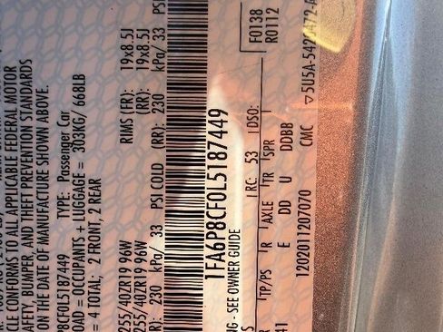 Used 2020 Ford Mustang GT Premium w/ Black Accent Package RWD image 15