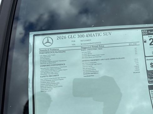 New 2026 Mercedes-Benz GLC 300 4MATIC image 12