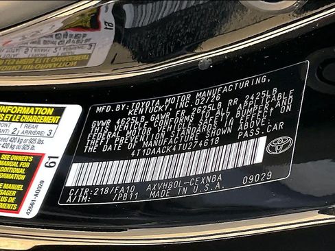 New 2026 Toyota Camry LE w/ Convenience Package FWD image 21