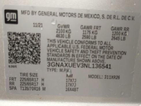 Used 2022 Chevrolet Equinox LT image 18