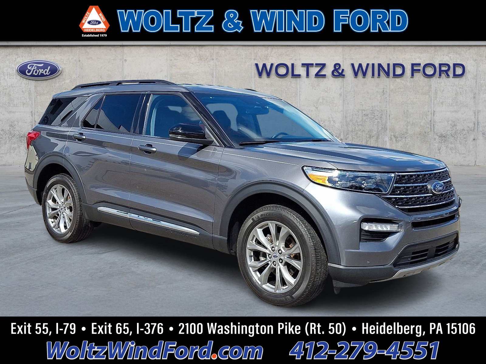 Used 2024 Ford Explorer XLT w/ Equipment Group 202A AWD/4WD image 1