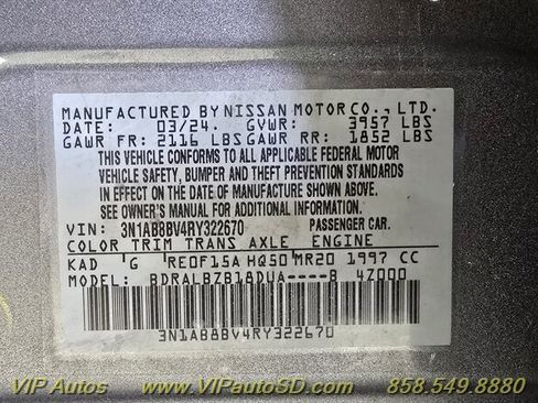 Used 2024 Nissan Sentra S FWD image 24