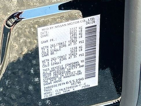 New 2026 Nissan Frontier Pro-X RWD image 27