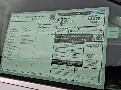 New 2026 Nissan Pathfinder SV image 5