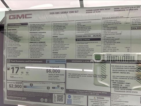 New 2026 GMC Sierra 1500 SLT w/ SLT Premium Package image 21