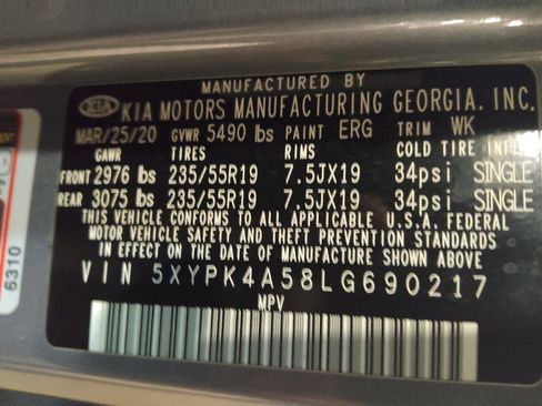 Used 2020 Kia Sorento SX FWD image 33