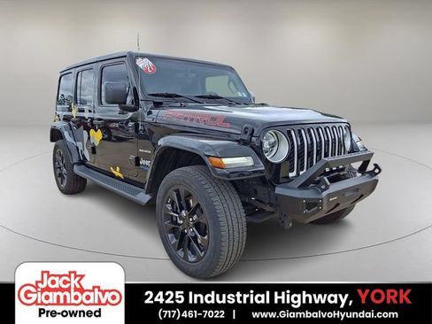 Used 2021 Jeep Wrangler Unlimited Sahara w/ Cold Weather Group AWD/4WD image 1