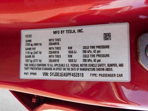 Used 2023 Tesla Model 3 Standard Range RWD image 15