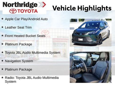 Used 2025 Toyota Sienna Platinum image 2