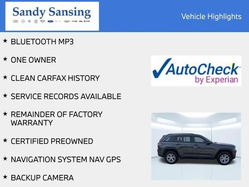 Used 2022 Jeep Grand Cherokee Limited w/ Trailer Tow Prep Group (B) RWD image 6
