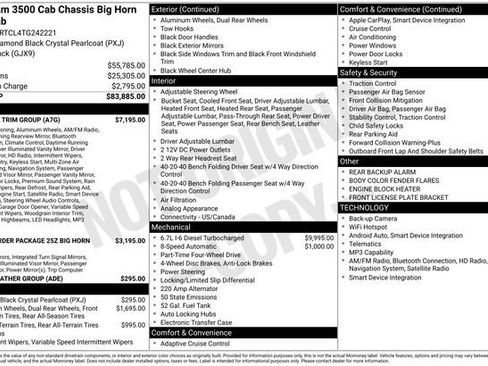 New 2026 RAM 3500 Big Horn w/ Laramie Trim Package AWD/4WD image 37
