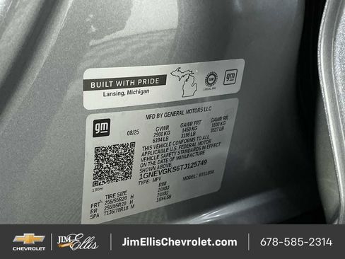 New 2026 Chevrolet Traverse LT w/ Sun and Wheel Package image 68