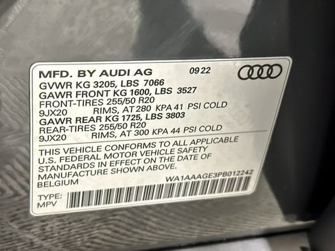 Certified 2023 Audi e-tron Premium w/ Convenience Plus Package image 27