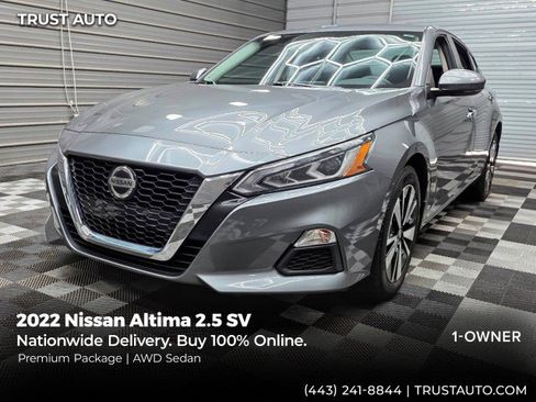 Used 2022 Nissan Altima 2.5 SV w/ SV Premium Package AWD/4WD image 1