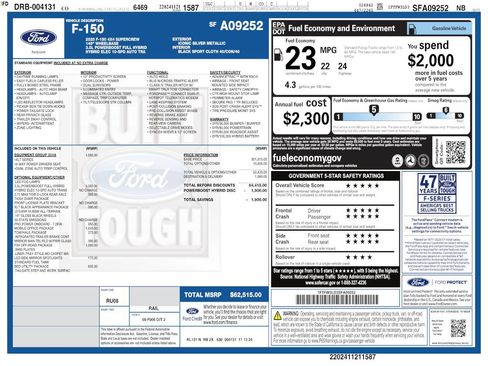 Used 2025 Ford F150 XLT w/ Equipment Group 301A Standard AWD/4WD image 4