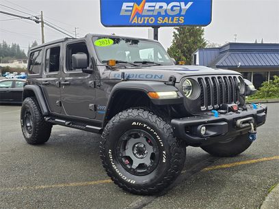 Used 2021 Jeep Wrangler Unlimited Rubicon 4xe w/ Steel Bumper Group
