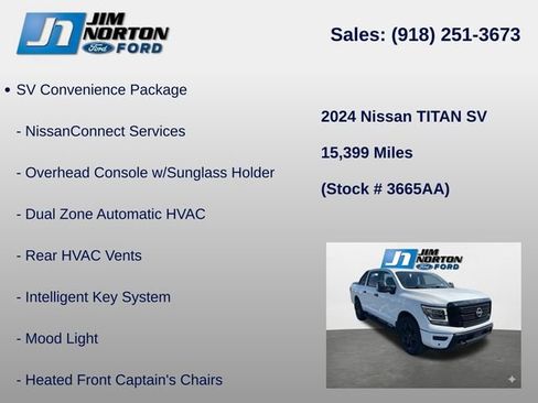 Used 2024 Nissan Titan SV AWD/4WD image 17