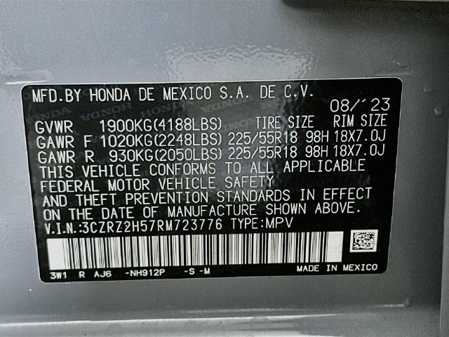 Certified 2024 Honda HR-V Sport image 33
