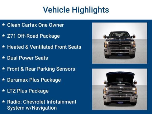 Used 2019 Chevrolet Silverado 3500 LTZ w/ Duramax Plus Package AWD/4WD image 3