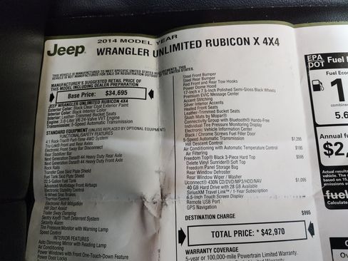 Used 2014 Jeep Wrangler Unlimited Rubicon AWD/4WD image 51