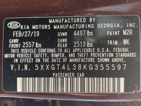 Used 2019 Kia Optima LX w/ LX 17" Wheel Package image 33