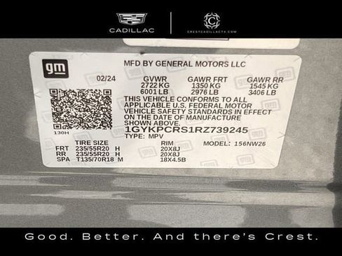 Certified 2024 Cadillac XT6 Premium Luxury w/ Technology Package FWD image 35