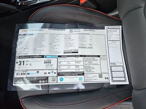 New 2026 Chevrolet TrailBlazer RS image 17